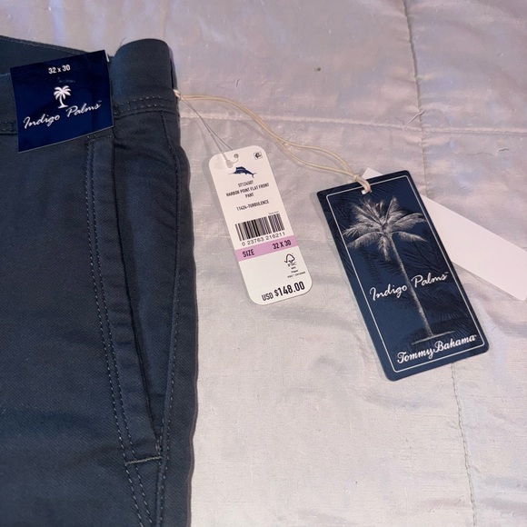 Men’s Tommy Bahama Gray Harbor Point Flat Front Straight Leg Pant (size 32 x 30) - Picture 4 of 11